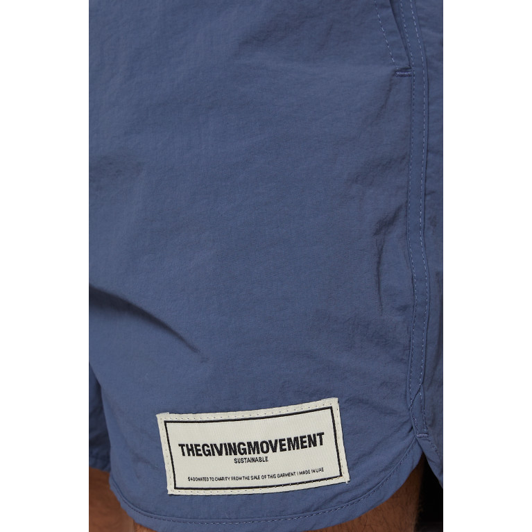 The Giving Movement - Swim Shorts in RE-SHELL100© Blue