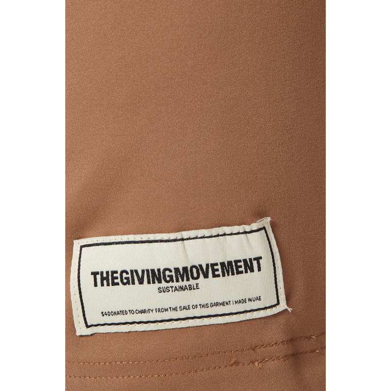 The Giving Movement - Single-layer Shorts in SOFTSKIN100© Neutral