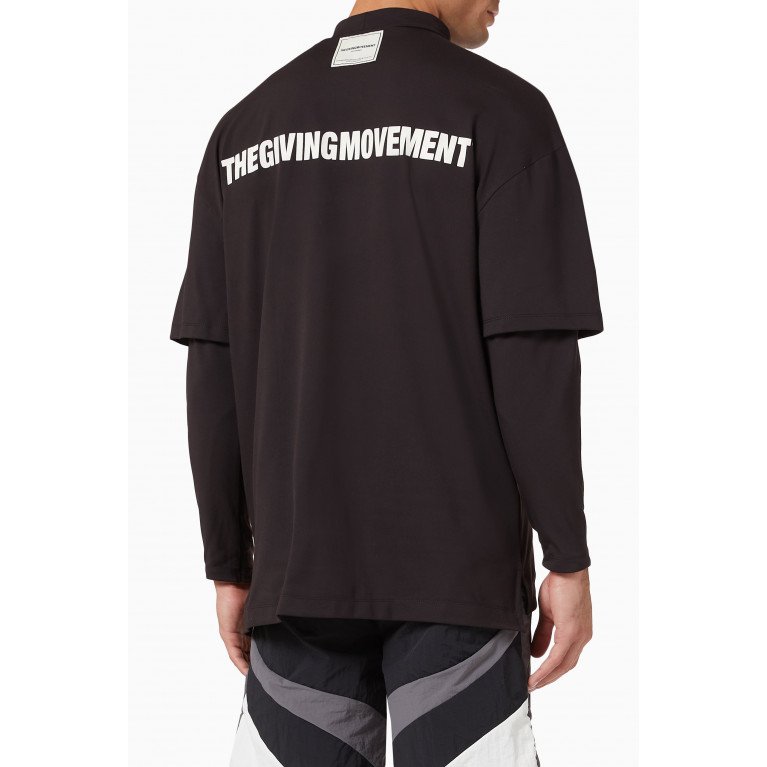 The Giving Movement - Double-layer Relaxed-fit T-shirt in Light SOFTSKIN100©