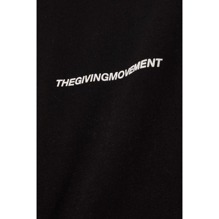 The Giving Movement - LA Relaxed-fit T-shirt in COTTONSEY100© Black