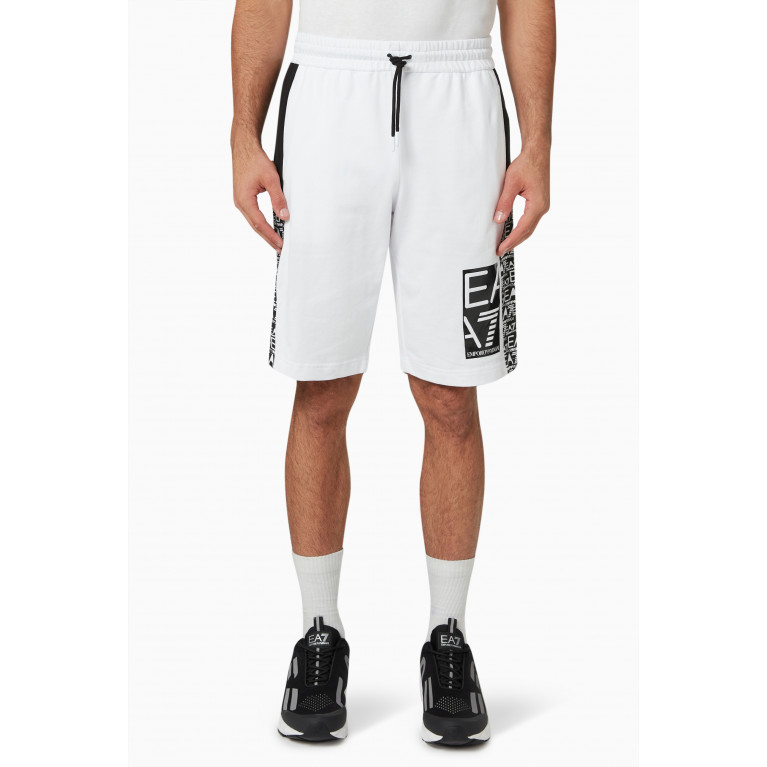 Emporio Armani - Sweat Shorts in Cotton White