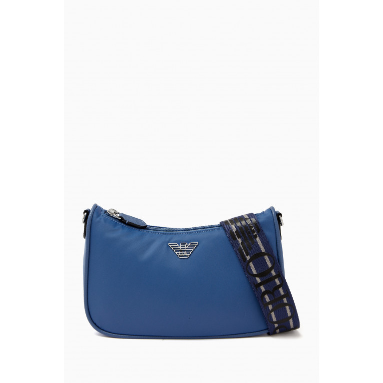 Emporio Armani - My EA Baguette Crossbody Bag in Nylon Blue