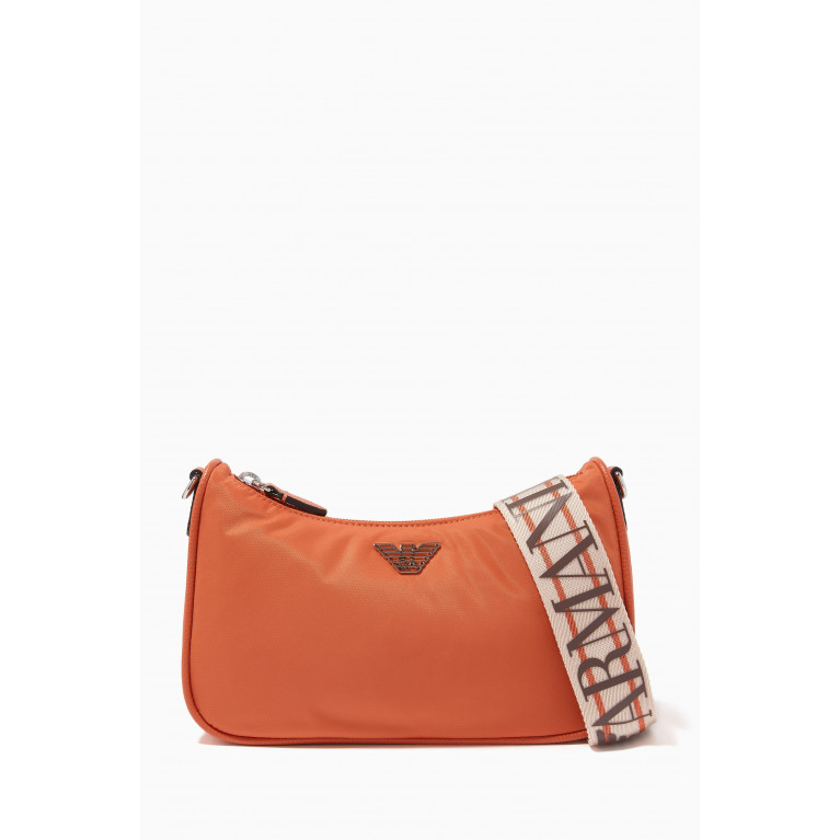 Emporio Armani - My EA Baguette Crossbody Bag in Nylon Orange