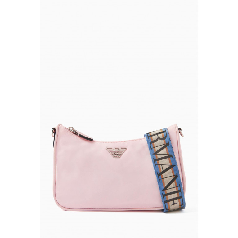 Emporio Armani - My EA Baguette Crossbody Bag in Nylon Pink