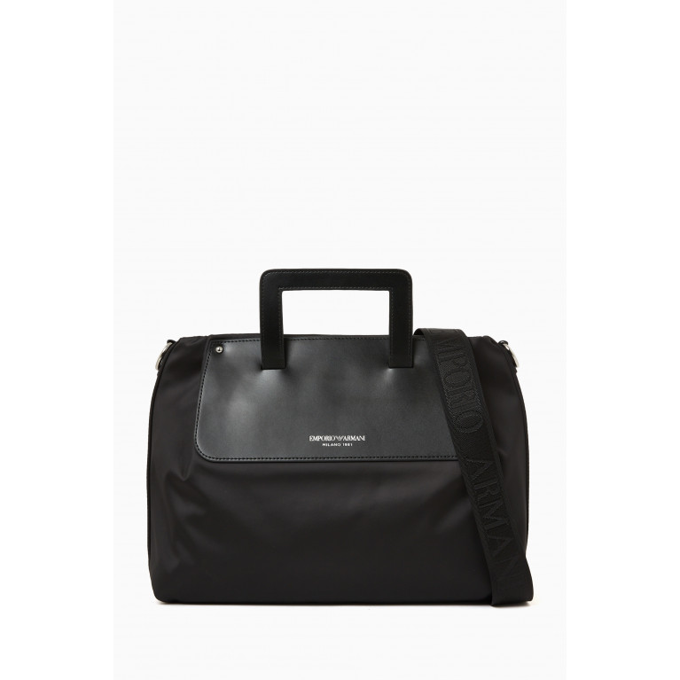 Emporio Armani - Medium Top Handle Bag in Nylon