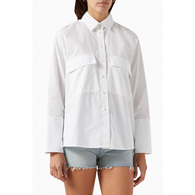 Emporio Armani - Patch-pocket Shirt in Cotton-poplin