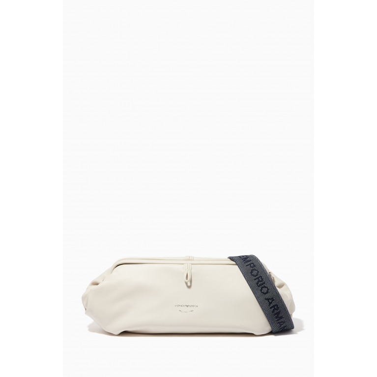 Emporio Armani - Crossbody Bag in Calf Leather White