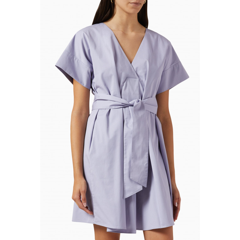 Emporio Armani - Belted Mini Dress in Cotton Pink