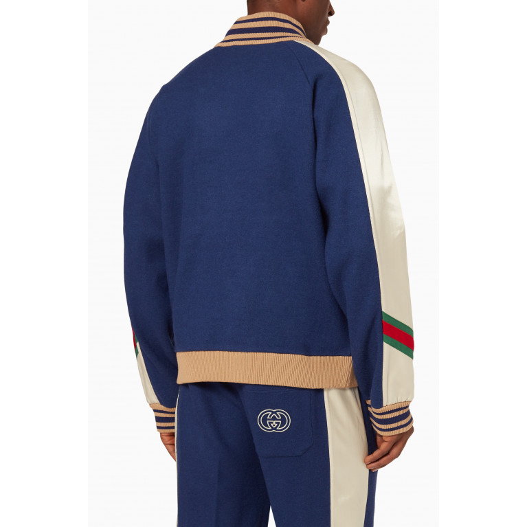 Gucci - Interlocking G Zip Jacket in Wool-jersey