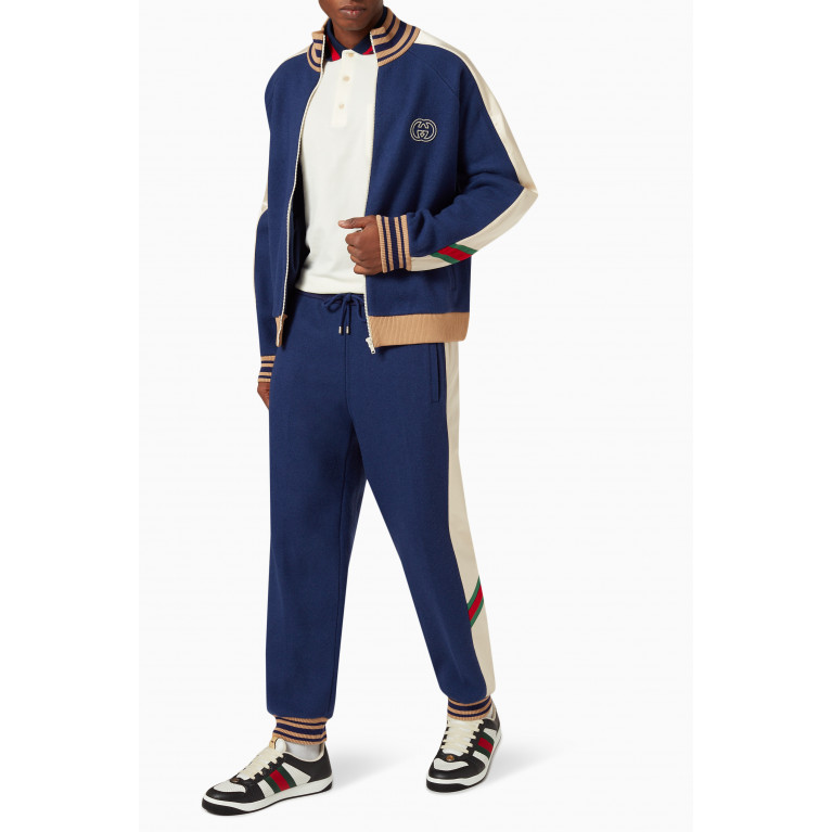 Gucci - Interlocking G Zip Jacket in Wool-jersey