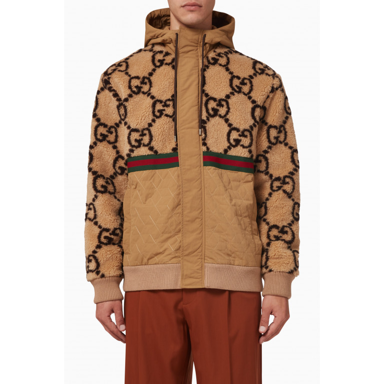 Gucci - GG Jacquard Jacket in Wool & Nylon