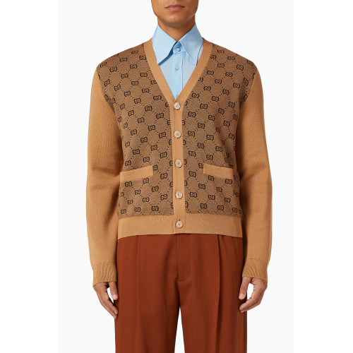 Gucci - GG Cardigan in Jacquard Wool
