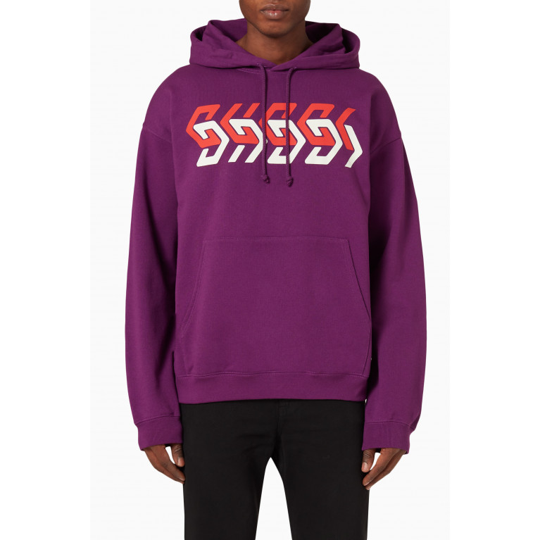 Gucci - Gucci Mirror Print Hooded Sweatshirt in Cotton Jersey