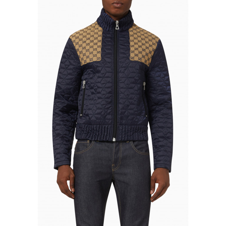 Gucci - GG Logo Quilted Jacket