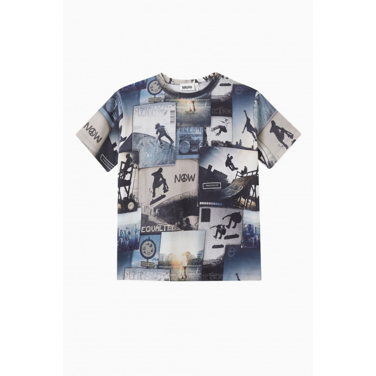Molo - Riley T-shirt in Organic Cotton Multicolour