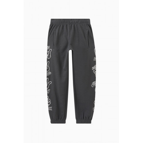 Molo - Space Print Sweatpants in Jersey