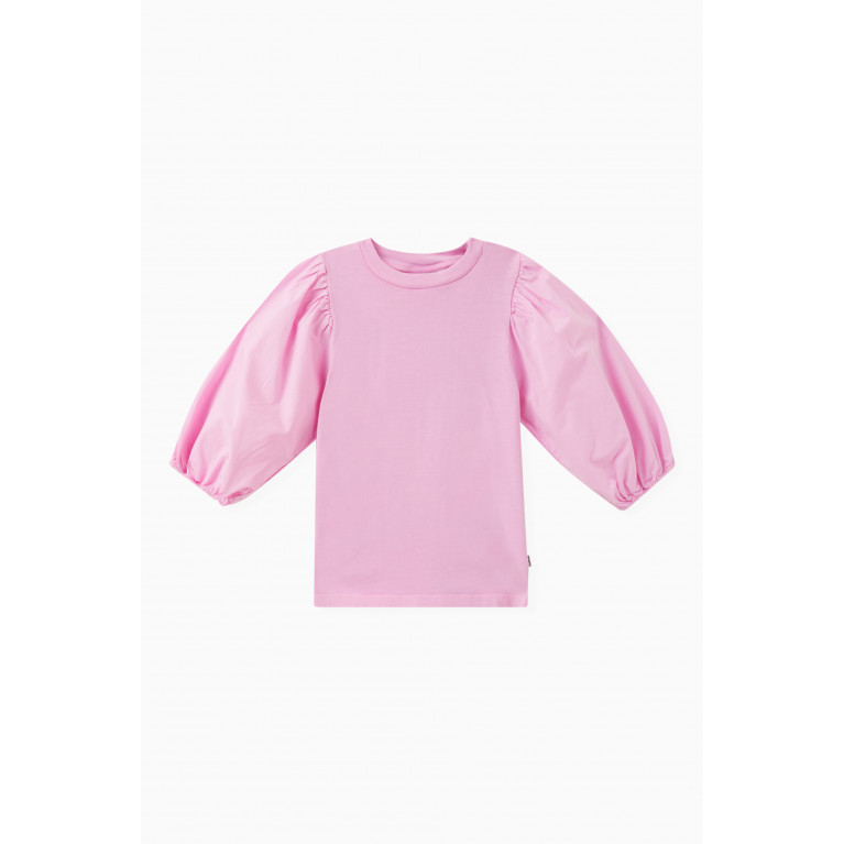 Molo - Puffy Sleeve T-shirt in Organic Cotton