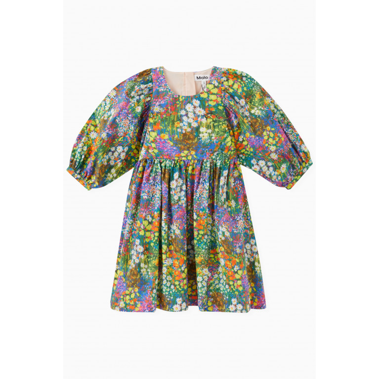 Molo - Floral Dress in Organic Cotton