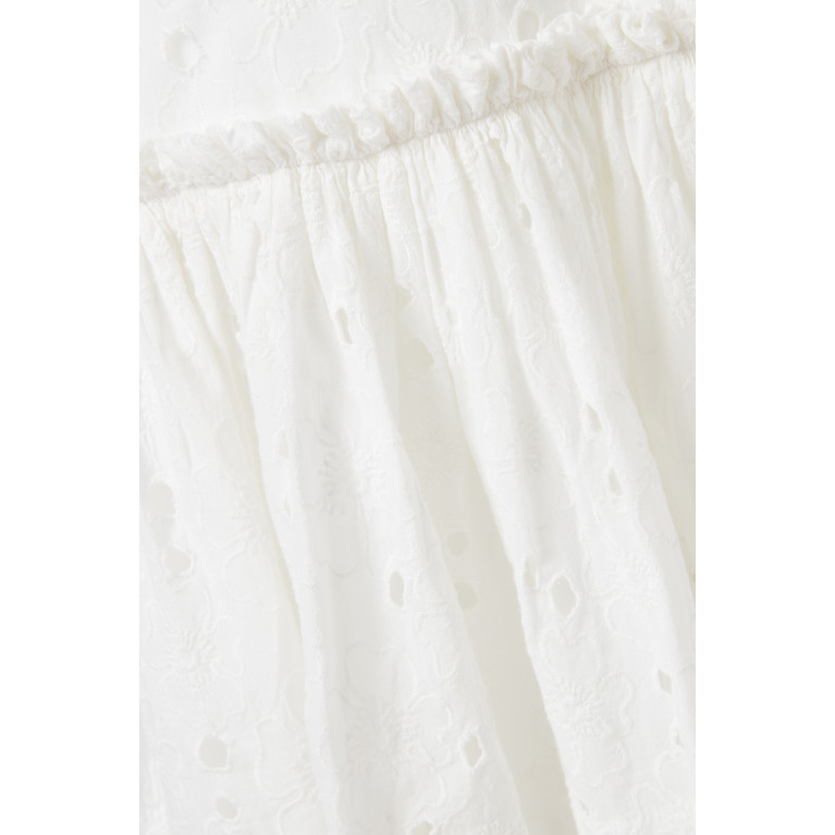 Molo - Caylie Broderie Anglaise Dress in Cotton