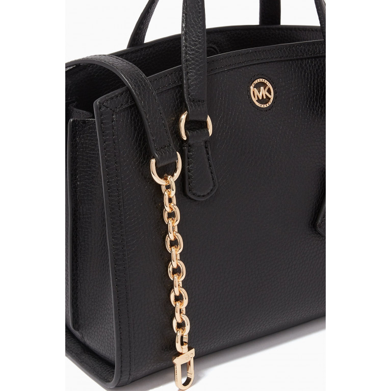 MICHAEL KORS - Small Chantal Satchel Bag in Leather