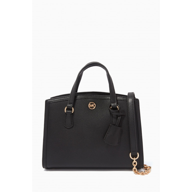 MICHAEL KORS - Small Chantal Satchel Bag in Leather