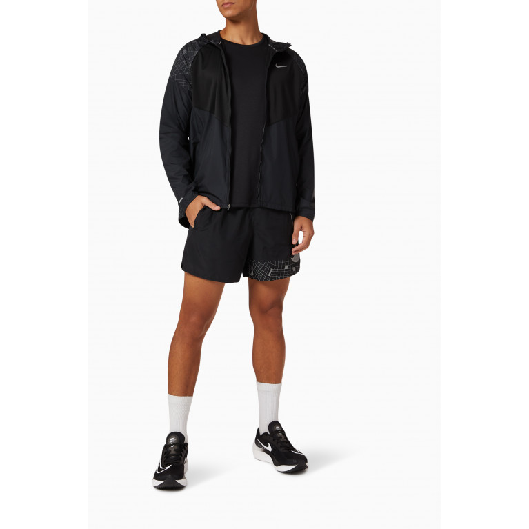 Nike Running - Hooded Jacket in Nylon Black