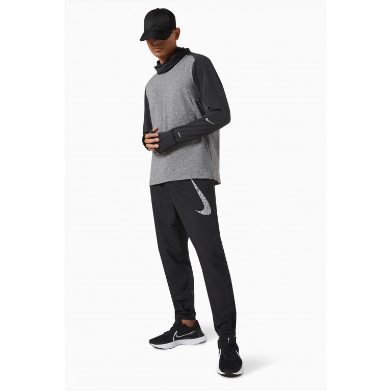 Nike Running - Logo Print Jacket in Nylon Knit