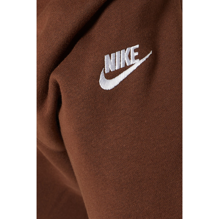 Nike - Nike Sportswear Club Sweatpants in Fleece Brown