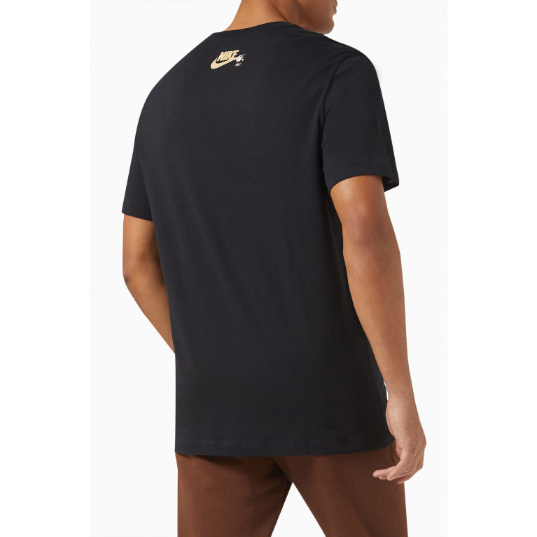 Nike - Sportswear Beans Logo T-shirt in Cotton-jersey Black