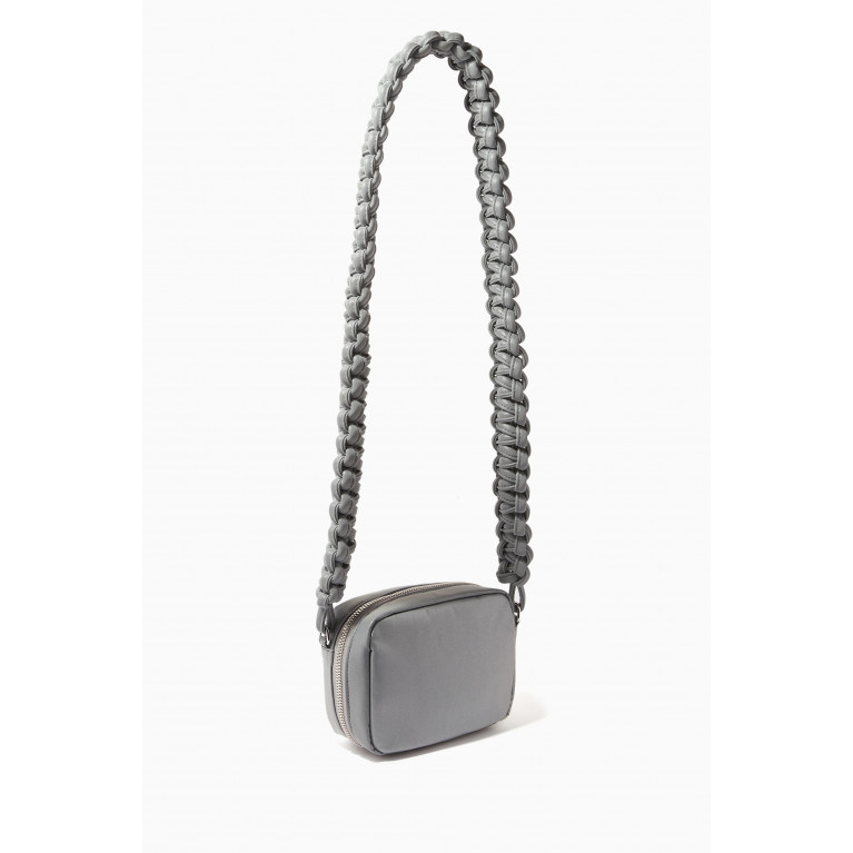 Kara - Cobra Camera Bag in Leather Grey