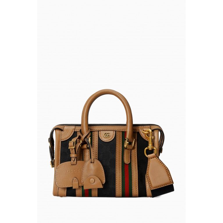 Gucci - Mini Top-handle Bag in GG Original-canvas Neutral