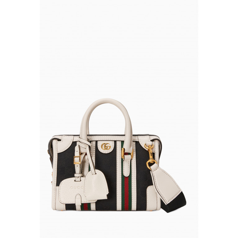 Gucci - Mini Top-handle Bag in GG Original-canvas White