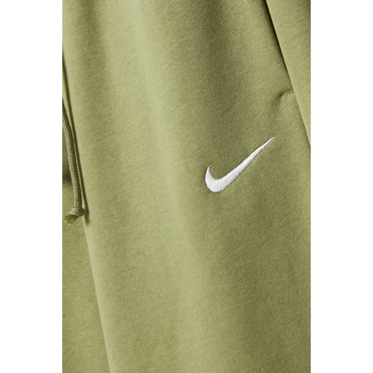 Nike - Sportswear Phoenix Wide-leg Pants in Fleece Brown