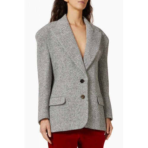Gucci - Padded Shoulder Jacket in Wool
