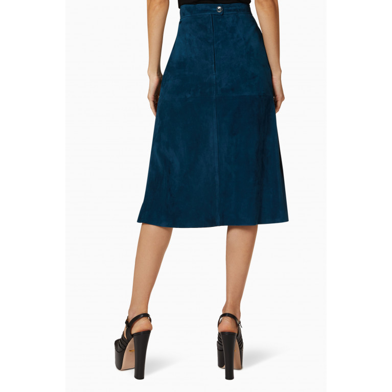 Gucci - Midi Skirt in Suede