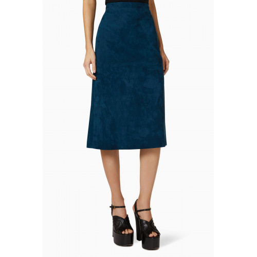 Gucci - Midi Skirt in Suede