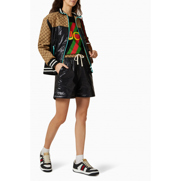 Gucci - GG Monogram Shorts in Canvas & Nylon