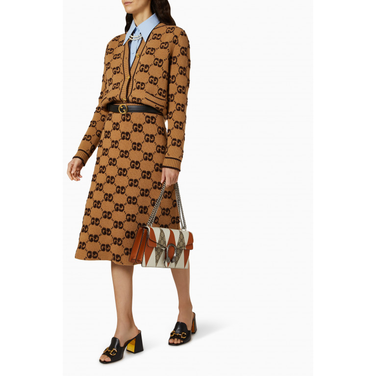 Gucci - GG Logo-jacquard Midi Skirt in Wool Bouclé