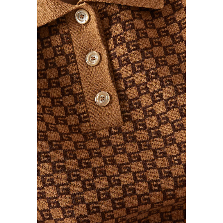 Gucci - Square G Top in Wool-jacquard