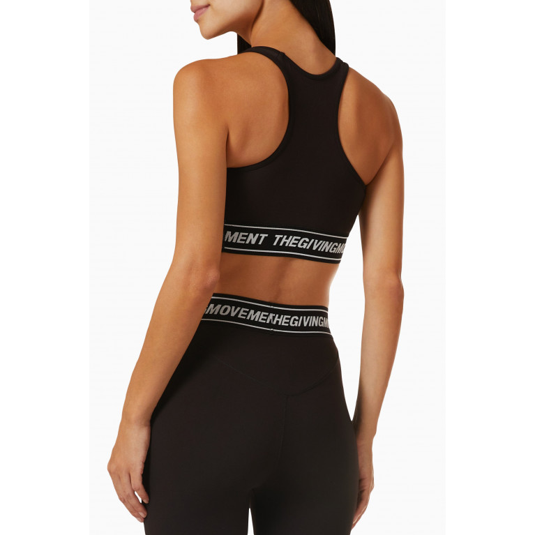 The Giving Movement - Sports Bra in Softskin100© Black