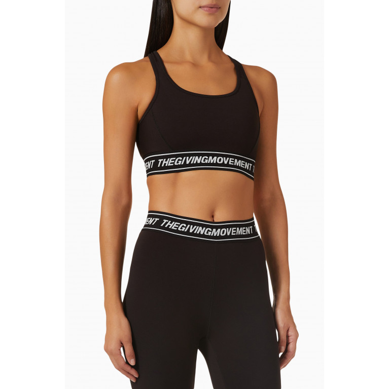 The Giving Movement - Sports Bra in Softskin100© Black