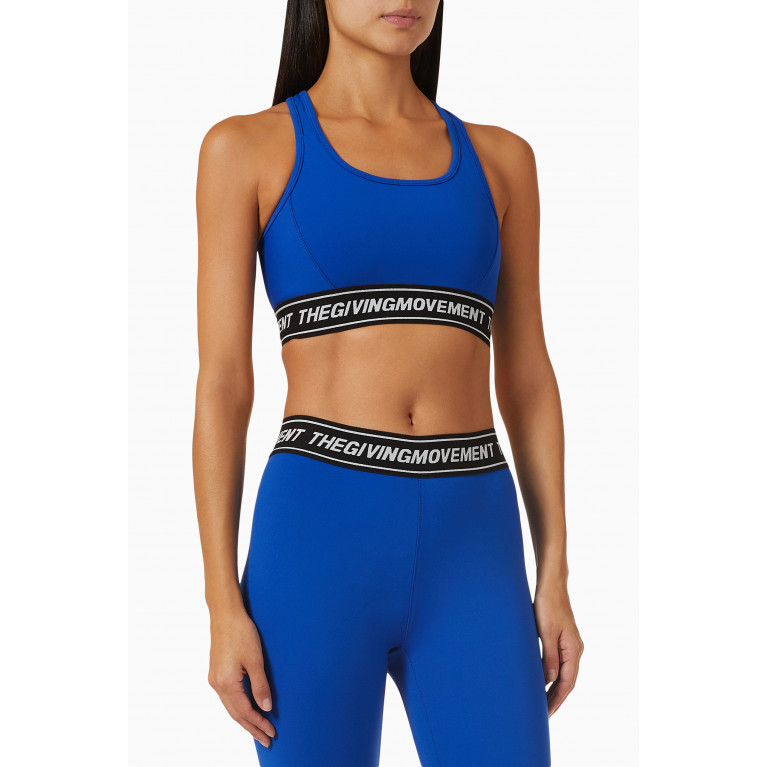 The Giving Movement - Sports Bra in Softskin100© Blue
