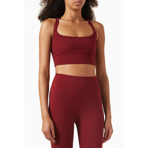 The Giving Movement - Sports Bra in Softskin100© Burgundy