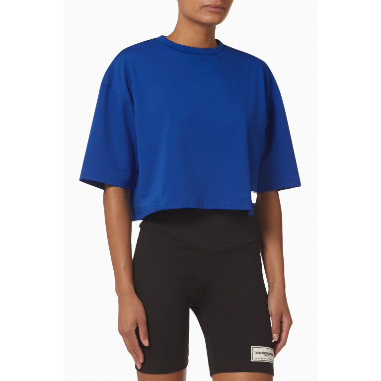 The Giving Movement - Boxy-fit T-shirt in SOFTSKIN100© Blue