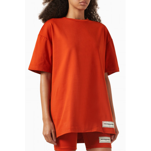 The Giving Movement - Oversized T-shirt in Light Softskin100© Orange