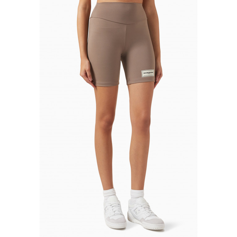 The Giving Movement - Biker Shorts in Recycled Blend Brown
