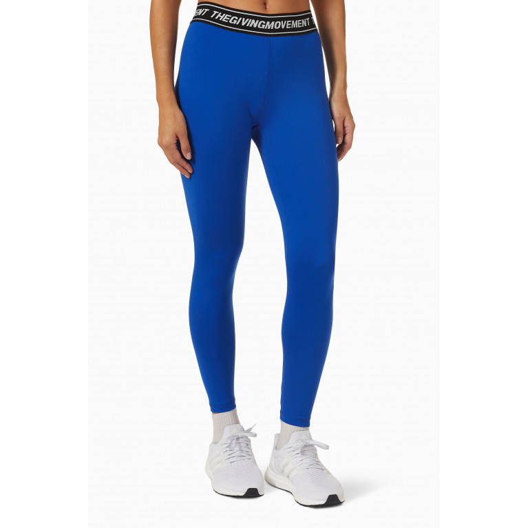 The Giving Movement - Leggings 24" in Softskin100© Blue