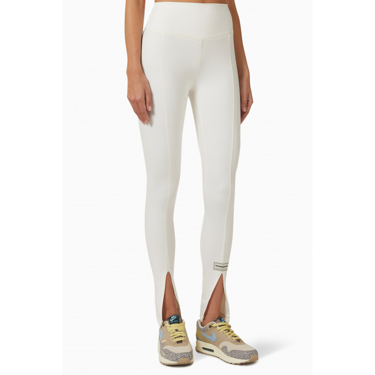 The Giving Movement - Seam Split Leggings 28" in Recycled Blend Neutral
