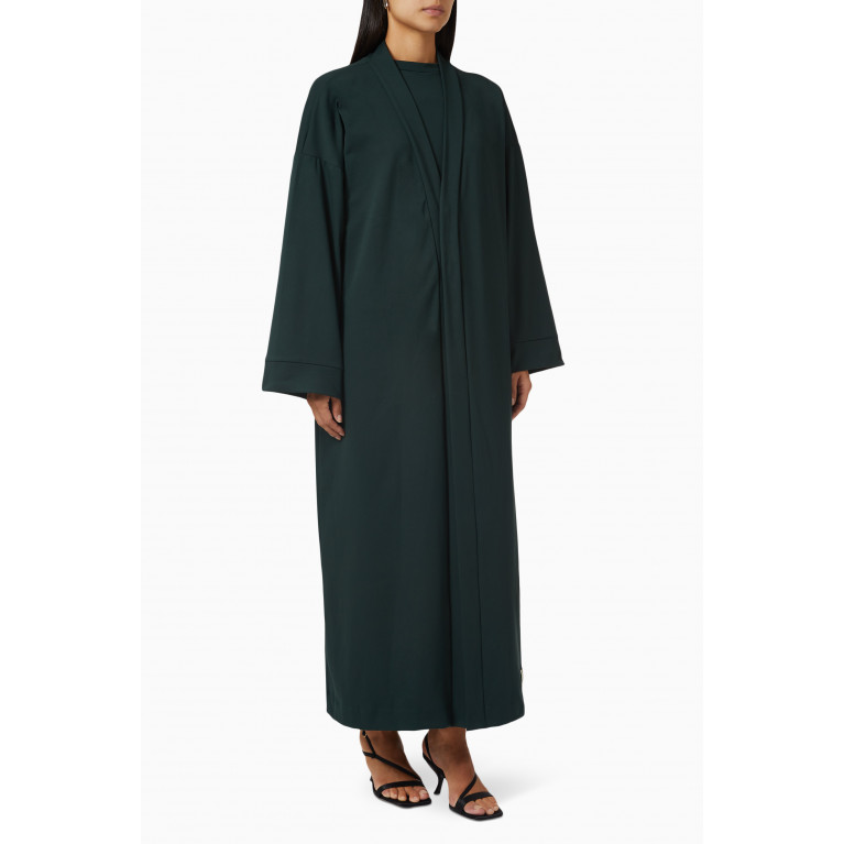 The Giving Movement - Modest Abaya in Light Softskin100© Green