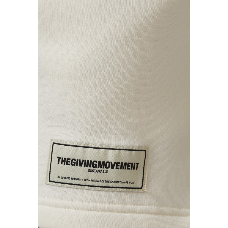 The Giving Movement - Boxer Lounge Shorts in Organic Cotton Neutral